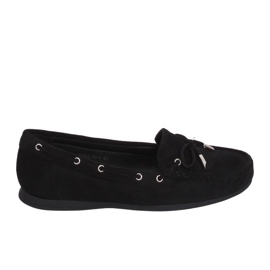 Schwarze Damen-Loafer RQ-1 Black