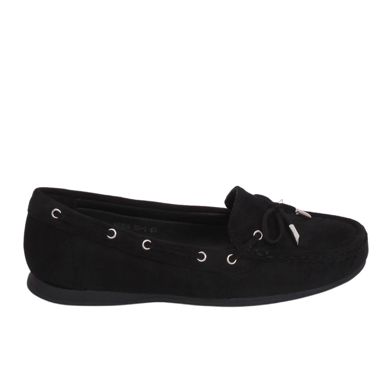 Schwarze Damen-Loafer RQ-1 Black