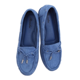 Blaue Damen Slipper RQ-1 Blau