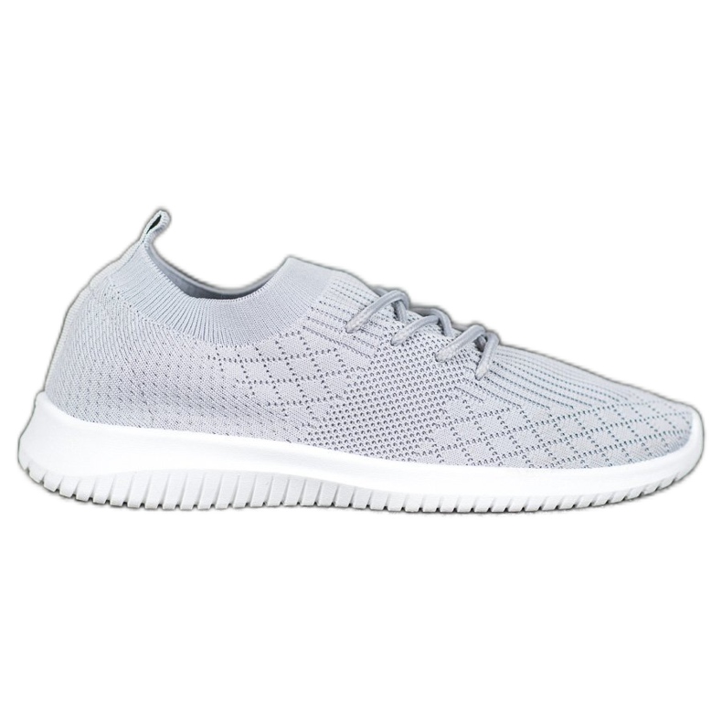 SHELOVET Durchbrochene Sportschuhe grau