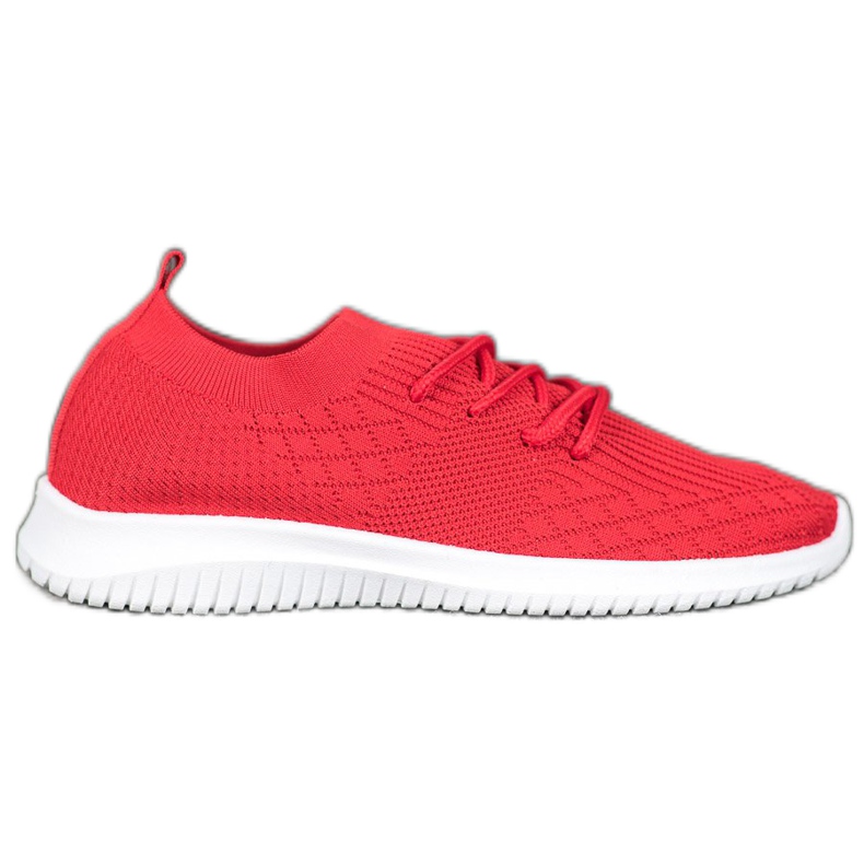 SHELOVET Durchbrochene Sportschuhe rot