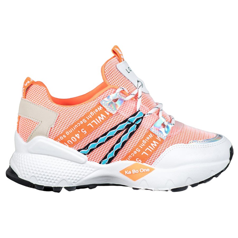 Bona Love Mesh-Sneakers weiß orange
