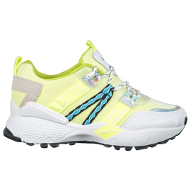 Bona Love Mesh-Sneakers weiß mehrfarbig grün