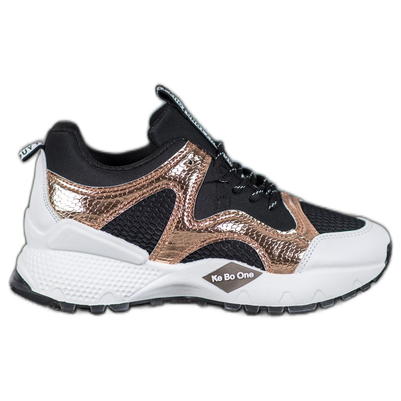 Bona Fashion Sneakers mit Mesh schwarz gelb