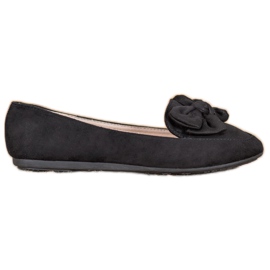 Ch. Creation Wildleder-Lords mit Schleife schwarz