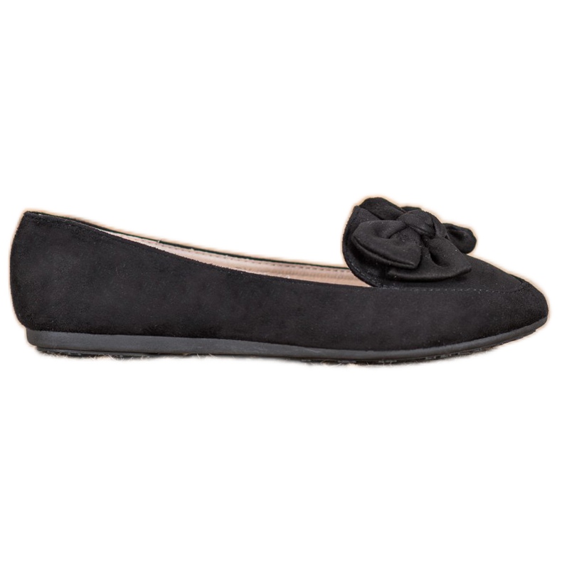 Ch. Creation Wildleder-Lords mit Schleife schwarz