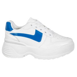 Kylie Turnschuhe auf der Plattform weiß