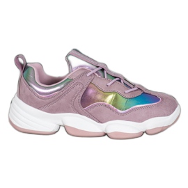Kylie Stilvolle Sportschuhe lila mehrfarbig