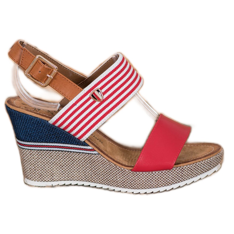 Goodin Keilsandalen rot