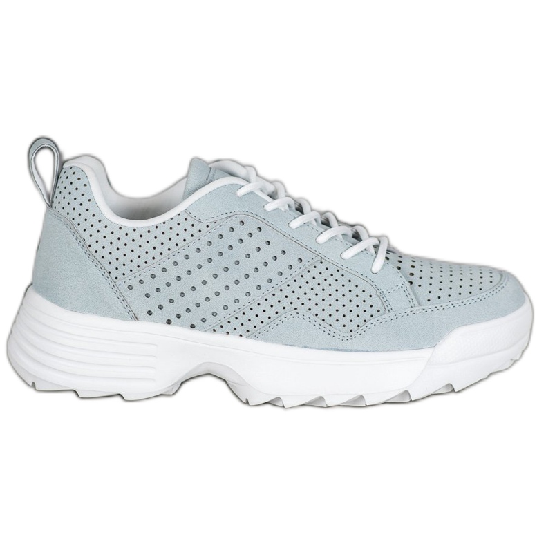 Kylie Leichte durchbrochene Sneaker grau