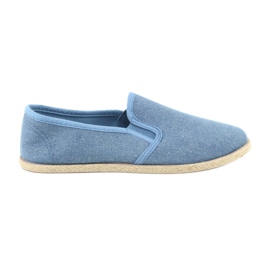 Wishot Damen-Espadrilles mit Glitzer 32-187 Blau