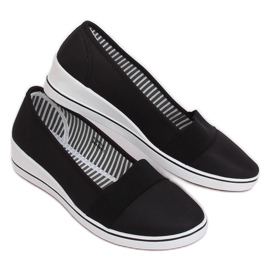 Ballerinas mit Keilabsatz S81B001 Schwarz