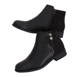 Schwarze Chelsea Boots für Damen B0-350 Black Ii Qualität