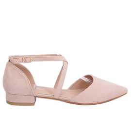 Ballerinas beige geschnitten S-880 Beige