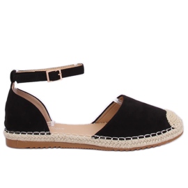 Schwarze Damen Espadrilles YSD810 Schwarz