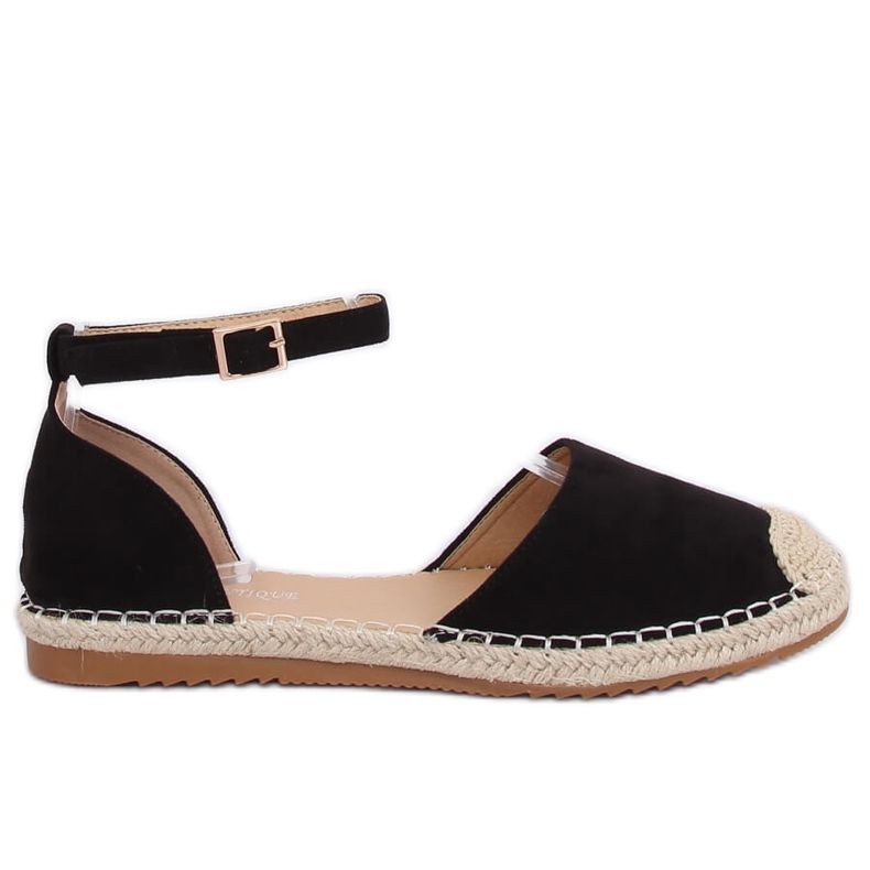 Schwarze Damen Espadrilles YSD810 Schwarz