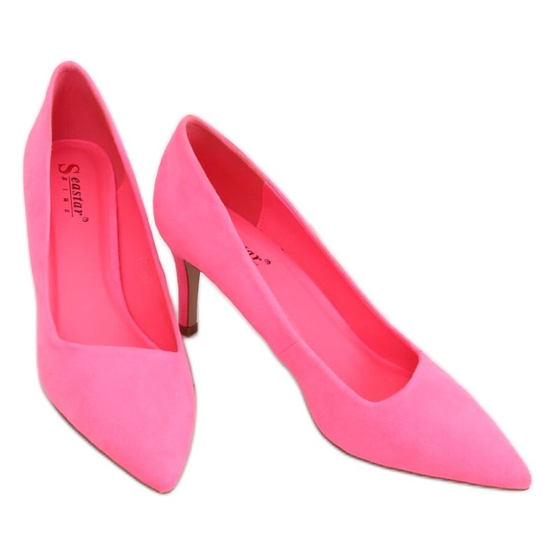Pumps asymmetrisch rosa AF05P Fuchsia