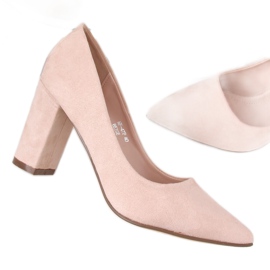 Pumps am beigen Pfosten NF-47P Beige