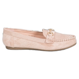 Cm Paris Mokassins mit Ornament braun