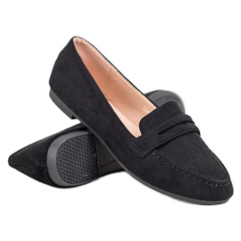 Anesia Paris Stylische Ballerinas schwarz