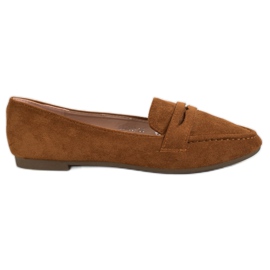 Anesia Paris Stylische Ballerinas braun