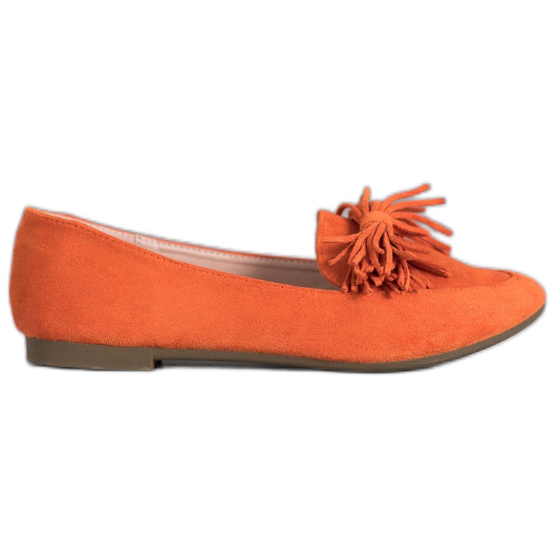 Nio Nio Loafer mit Fransen orange