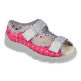 Befado Kinderschuhe 869X138 rosa grau