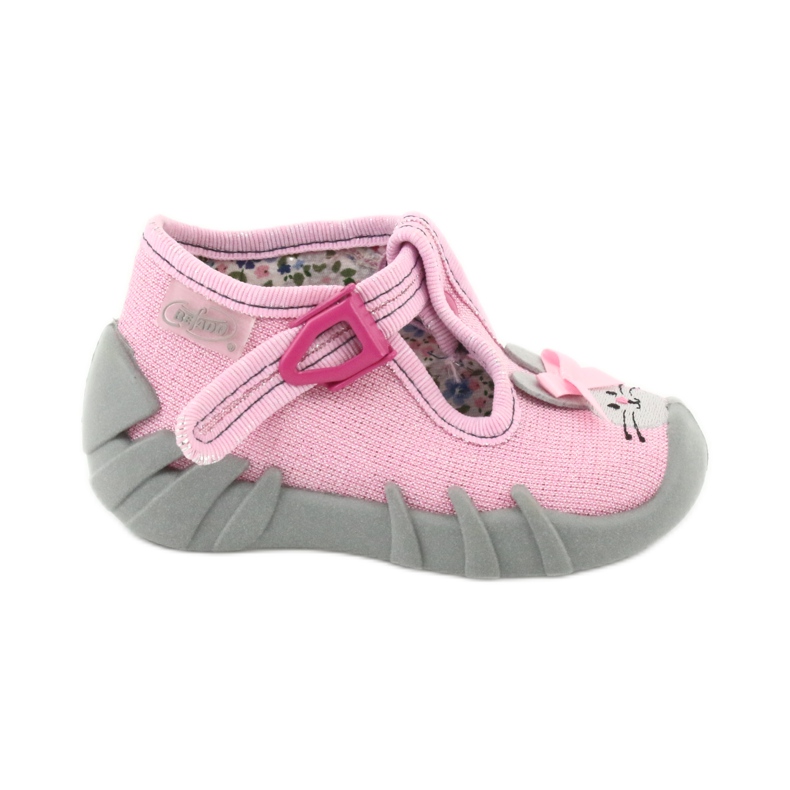 Befado Kinderschuhe 110P374 rosa grau