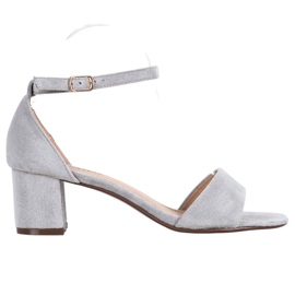 Seastar Bequeme Sandalen mit hohen Absätzen grau