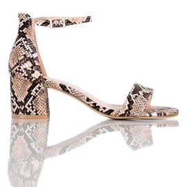 Seastar Sandalen mit Schlangenprint mehrfarbig