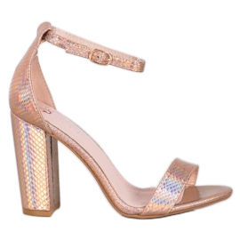 Seastar Sexy glänzende Sandalen golden