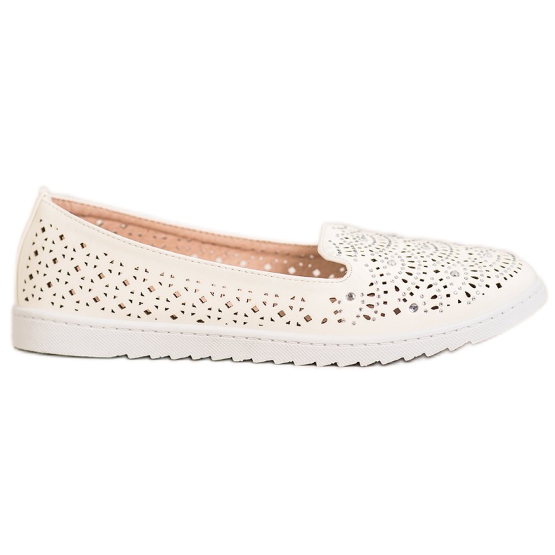 Seastar Durchbrochene Lords mit Kristallen weiß