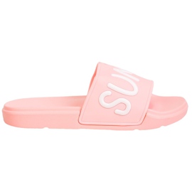 SHELOVET Gummi Hausschuhe rosa