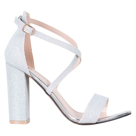 Seastar Glänzende Sandalen grau