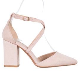 Seastar Beige Wildleder Pumps