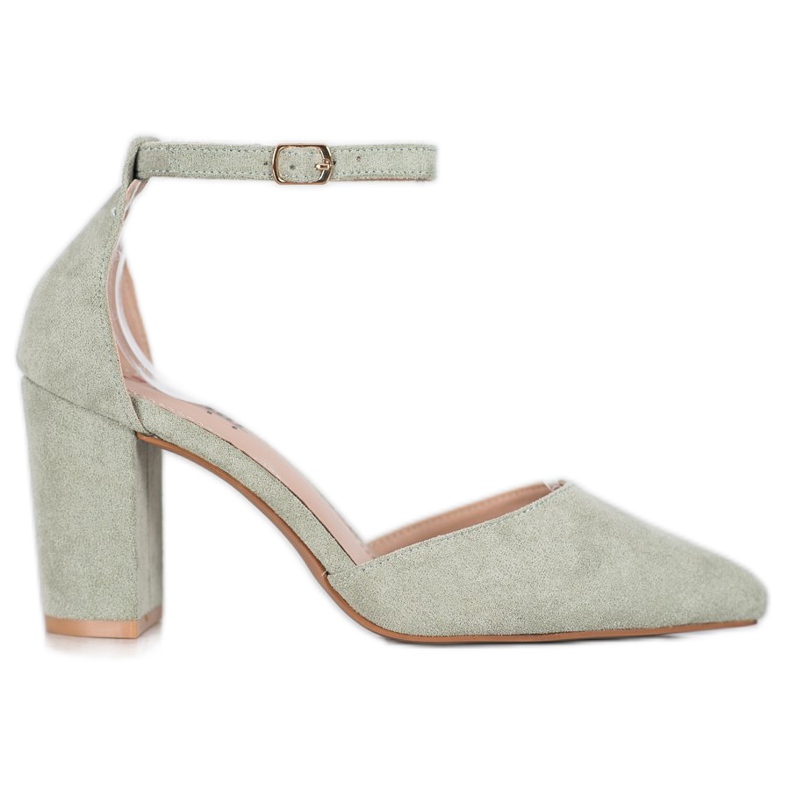 Seastar Wildleder-Pumps auf einer Säule mehrfarbig grün