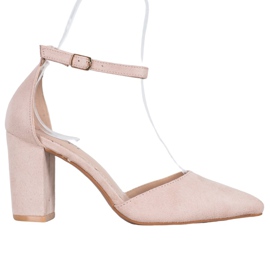 Seastar Wildleder-Pumps auf einer Säule braun