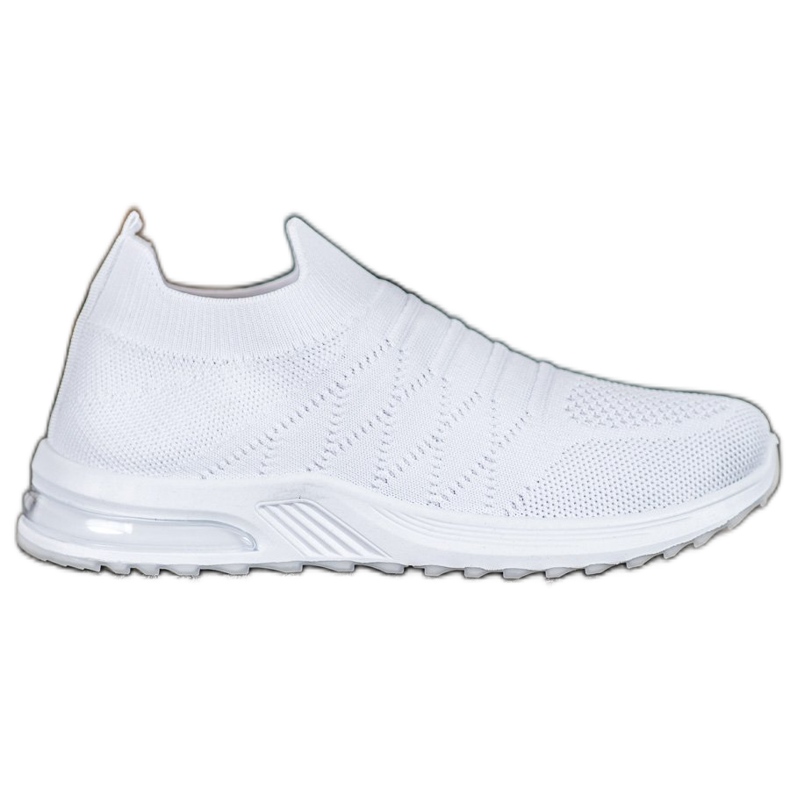 Diamantique Weiße Slip-On Schuhe