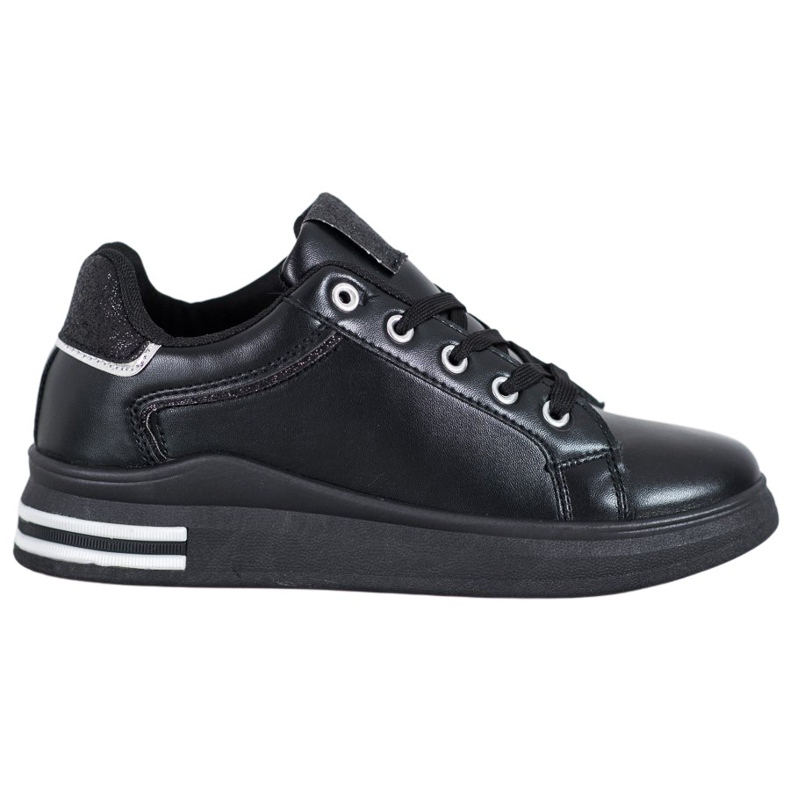 Diamantique Schwarze Sportschuhe