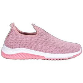 Diamantique Sportschuhe zum Hineinschlüpfen rosa