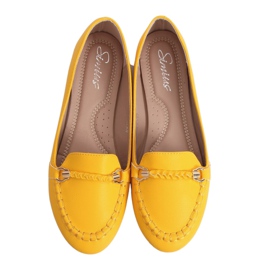 Honig-Loafer für Damen A8636 Gelb
