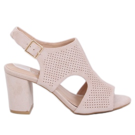 Beige Sandaletten 99-33A Beige