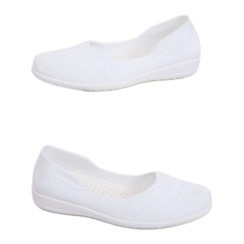 IC03 Weiße Netzballerinas