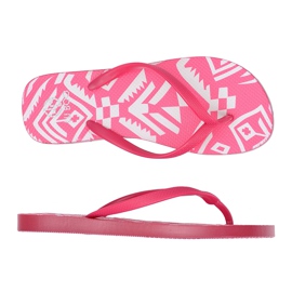 Lu Boo | Rosa Aztec Havanna Flip-Flops für Damen