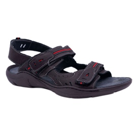 Mario Boschetti Leder Herren Sandalen Schwarz Lop