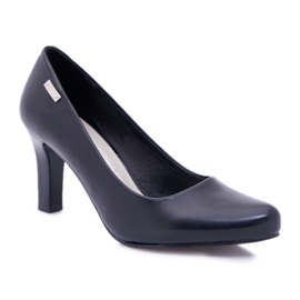 Damen Pumps Sergio Leone Mattschwarz Orsola