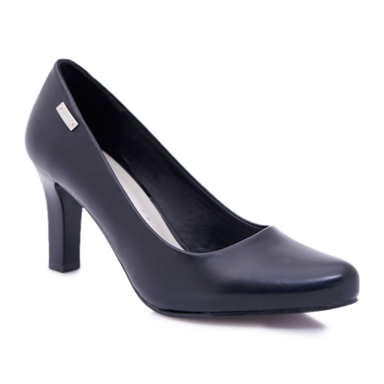 Damen Pumps Sergio Leone Mattschwarz Orsola