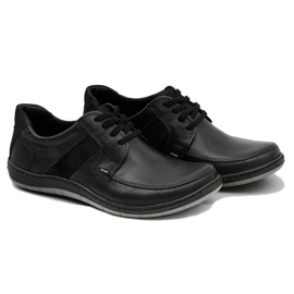 KOMODO Leder Herren Classic Schwarz Schuhe Rocco