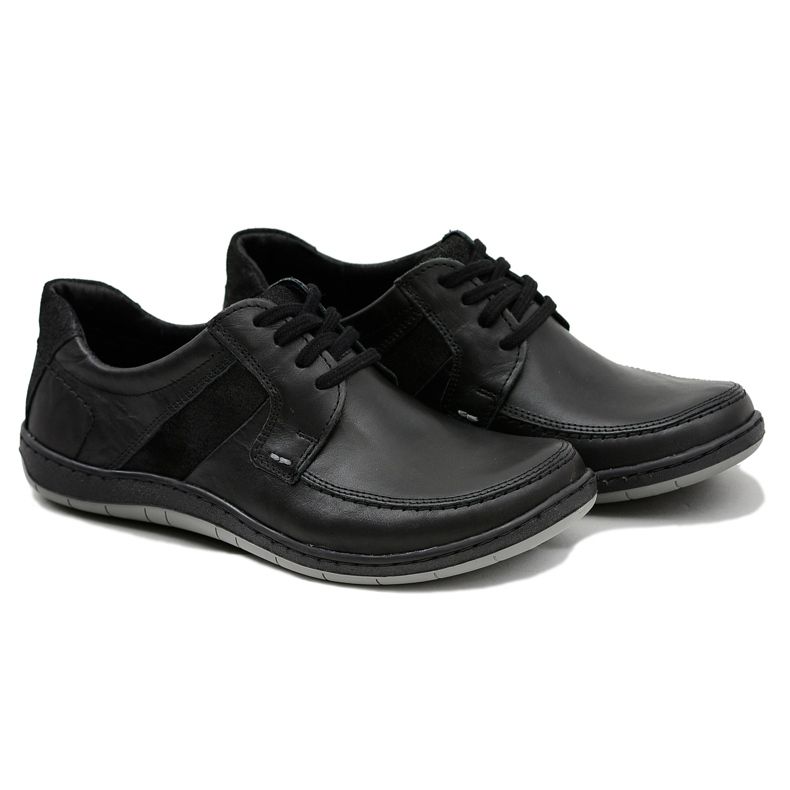 KOMODO Leder Herren Classic Schwarz Schuhe Rocco