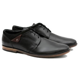 Gejms Schwarze Luca Lederschuhe für Herren